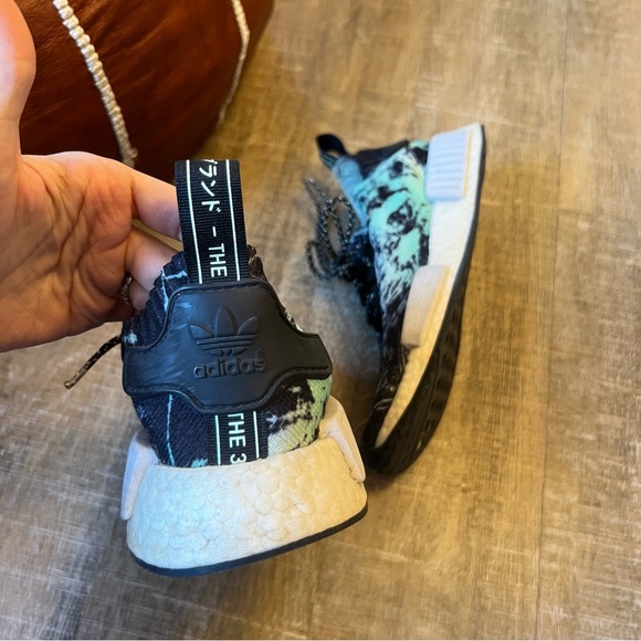 Adidas Originals NMD R1 PK (Prime Knit) Men's Sneakers Green Marble - Picture 6 of 13